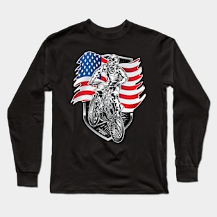 USA Motocross Long Sleeve T-Shirt